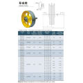 Elevator Traction machine, Deflector sheave